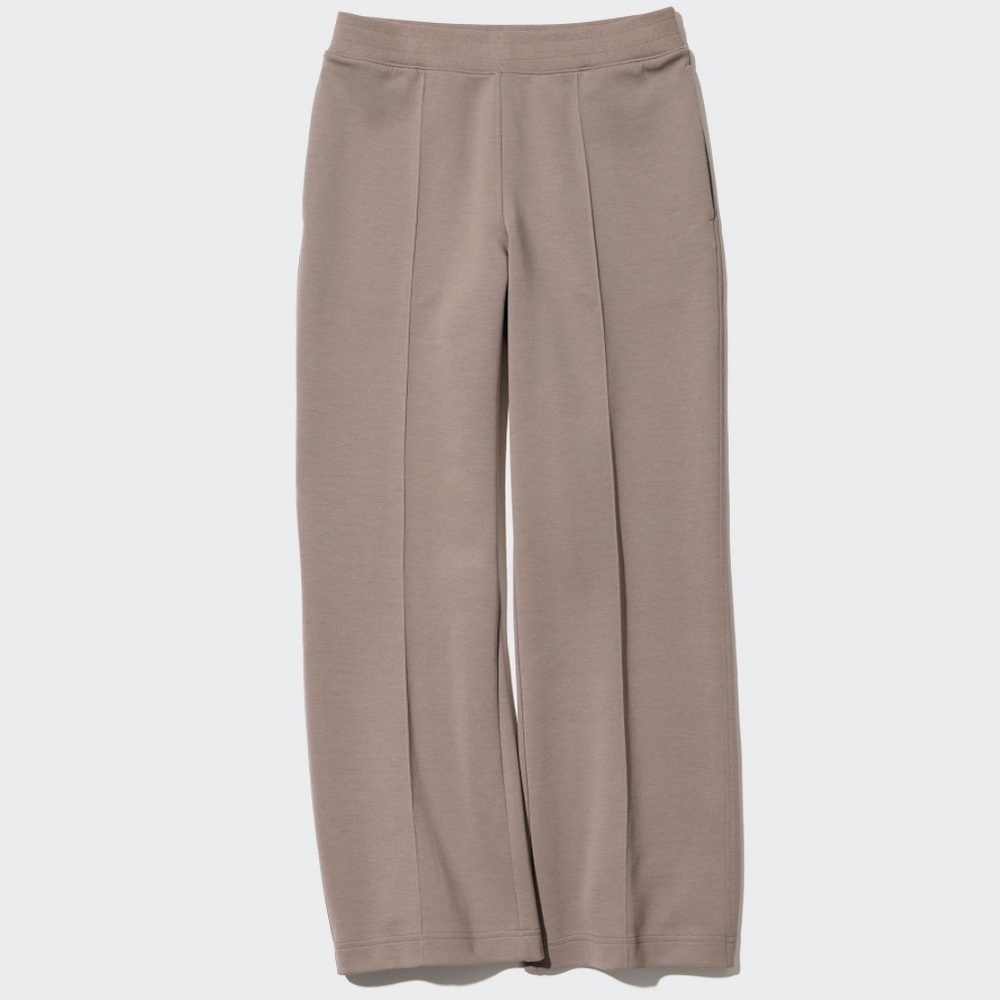 Worn Uniqlo Beige Dry Sweat Pintuck Track Pants XXL
